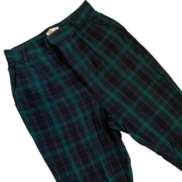 Silence + Noise High Waist Plaid Pants - Picture 2 of 4